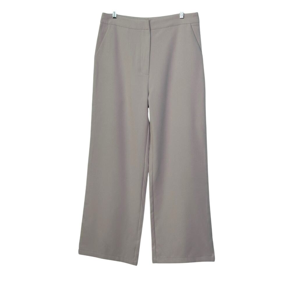 STYLEWE creamy silver wide leg pants size Large